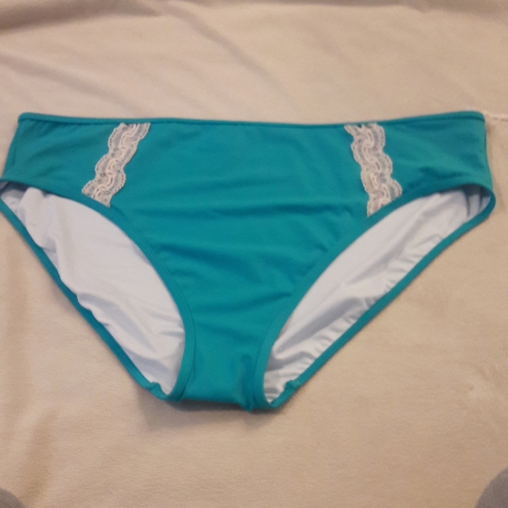 NWT Swimsuit bottom "SWIMSUITSFORALL" Turquoise